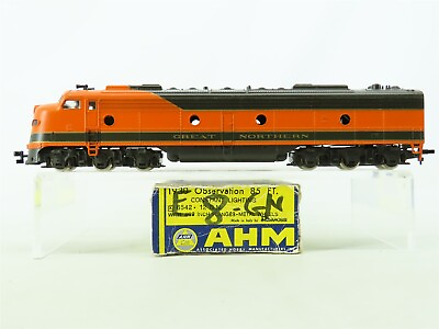 #ad HO Scale AHM Rivarossi GN Great Northern EMD E8 9A Diesel Locomotive #902 $79.95