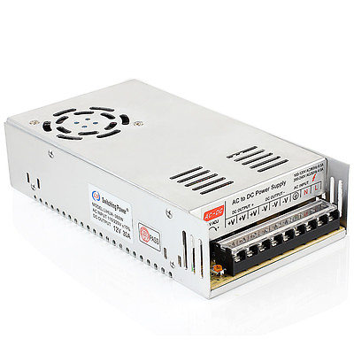 AC 110V 220V to DC 12V 30A 360W Universal Regulated Switching Power Supply Adapt $26.99