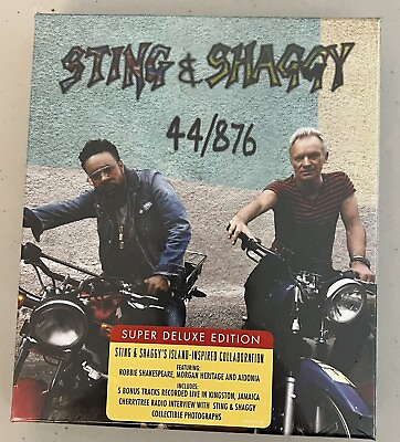 #ad NEW Sting amp; Shaggy 44 876 Super Deluxe Edition 2 CD Box NEW Sealed $11.00
