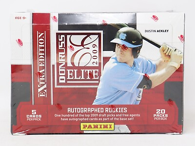 #ad 2009 Donruss Elite Extra Edition Baseball Unopened Hobby Box Factory Sealed $794.99