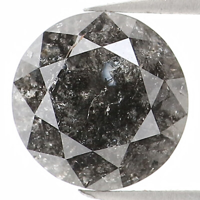 #ad 1.09 CT Natural Loose Round Diamond 6.25 MM Salt And Peppr Round Diamond LQ1159 $441.00