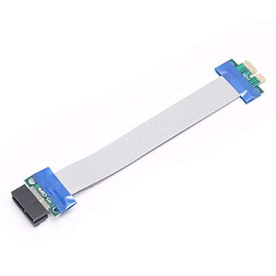 #ad PCI Express 1X Riser Cable Premium PCI E Port Extension Extender Card 1X TO 1X $18.42