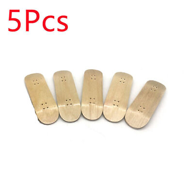 #ad 5pcs Handmade Wooden Fingerboards Lot Tech Deck 30mm x 100mm Maple 5 Ply $5.75