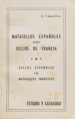 #ad Bibliografía. 1960. Postmark Spanish cover Stamps Of France And Stamps Spain $43.89