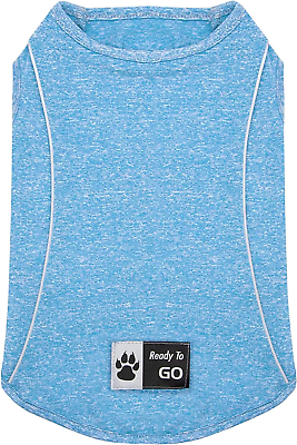 #ad Dog Shirt Quick Dry Soft Breathable Medium Dog T Shirt with Reflective Stripe Li $24.99