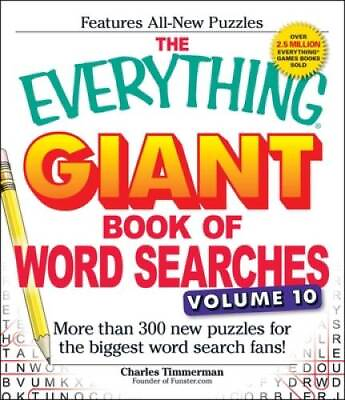 #ad The Everything Giant Book of Word Searches Volume 10: More Than 300 New GOOD $9.81