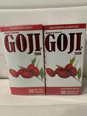#ad #ad Goji Trim Natural Weight Loss 2 Pack 60 Capsules Semillas De Baya De Goji $28.00