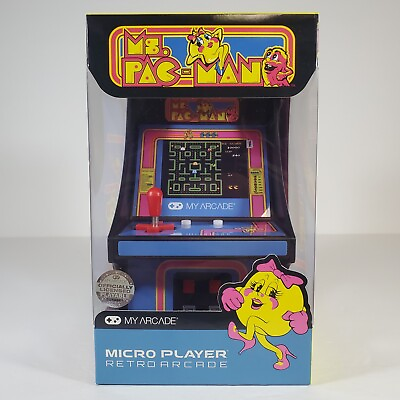 #ad My Arcade 6.75quot; Ms. Pac Man Portable Micro Player Retro Mini Video Game Machine $39.95