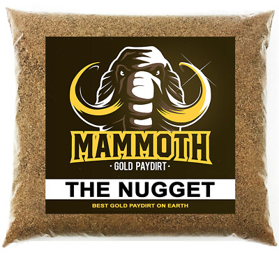 #ad MAMMOTH PAYDIRT #x27;THE NUGGET#x27; Gold Paydirt Concentrate Panning Pay Dirt $34.99