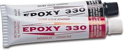 #ad Epoxy 330 Bonds Steel Aluminum Wood Ceramic Tile Pls $9.99