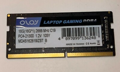 #ad #ad OLOy 32G 2x 16G*1 2666 MHz C19 PC4 21300 LAPTOP GAMING DDR4 MEMORY $60.00