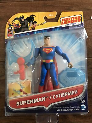 #ad NEW DCComics DC Justice League Action Superman Figure 4.5quot; COMIC SUPER HERO TOY $17.99