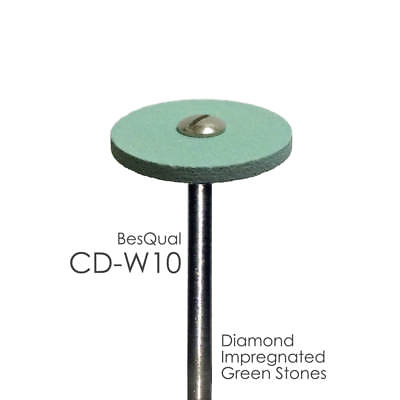 #ad Dental Lab Diamond Green Stone CD W10 wheel 10 pieces for porcelain zirconia $189.95