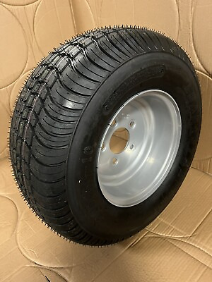 #ad Qty 4 Kenda Loadstar Trailer Tire 20.5x8 10 Silver Wheel 205 65 10 LRE $374.00