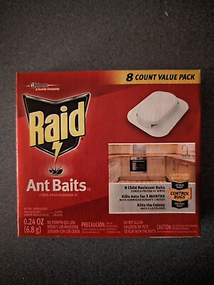 #ad Raid Ant Killer Baits For Household Use 8 Count $5.50