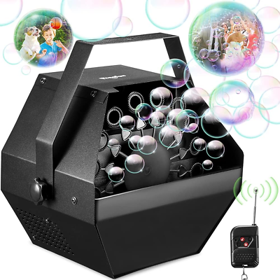 #ad Theefun Plug in Bubble Blower Machine for Wedding Party Holiday Bubble Machine $41.83
