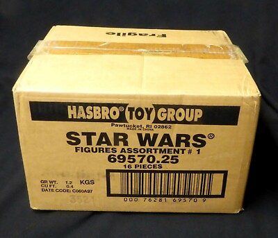 #ad Star Wars Action Figure Case 69570.25 Factory Sealed New Hasbro Amricons $359.99