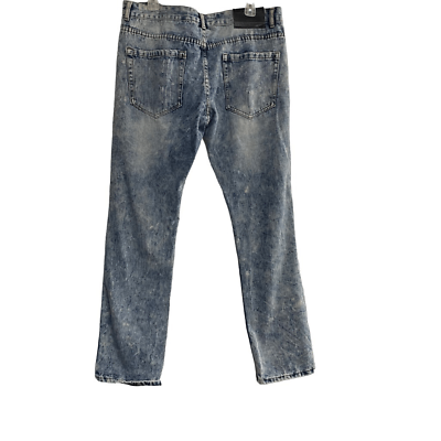 #ad TRUE ROCK Premium Men’s Distressed Destroyed Light Washed Jeans Size 36 $25.91