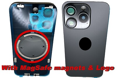 #ad iPhone 15 Pro amp; Pro Max Back Glass Cover: Rear Door with Lens amp; MagSafe Magnets $44.99