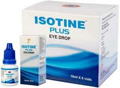 #ad 12 X ISOTINE PLUS EYE DROPS BEST TREATMENT Pure Herbal and 100% Genuine Product $45.99