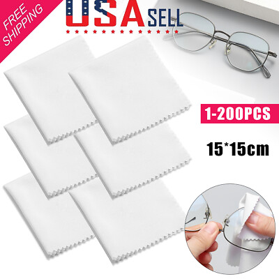 #ad Lot Premium Microfiber Cleaning Cloth For Eye Glasses Camera Lens Phone Screen $34.78