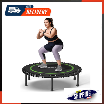#ad Foldable Mini Trampoline 40 48 Fitness Trampoline With Durable Bungees Stable $110.30