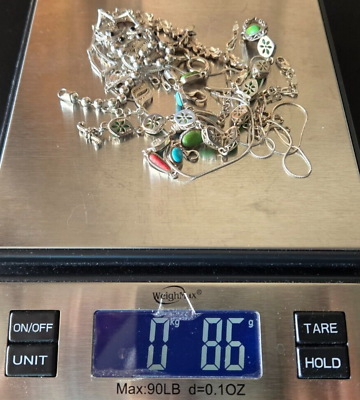#ad 925 Sterling Silver Mixed Jewelry Lot 925 New amp; Vintage 925 All Wearable LOT2 $139.00