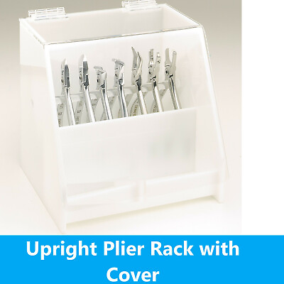 #ad Dental Instrument Plier Organizer Upright Plier Rack with Cover White or Clear $59.00