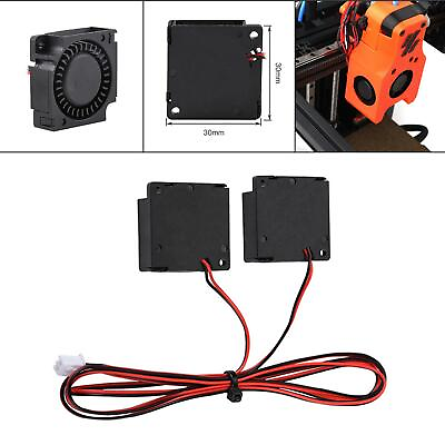 #ad 2x 3010 Blower Fan Double Ball Bearing Quiet Cooling Brushless Cooling Fan for $10.84