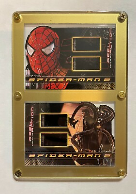 #ad 2004 Upper Deck Spider Man 2 Reel Piece Of The Action Film Cell Card SET $44.99