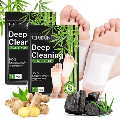 #ad 120PCS Detox Foot Patches Pads Body Detoxing Feet Deep Cleansing Herbal $25.95