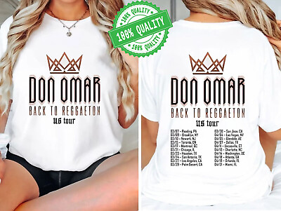 #ad Don Omar 2024 Tour Shirt White Cotton All sizes ER0907 $23.99