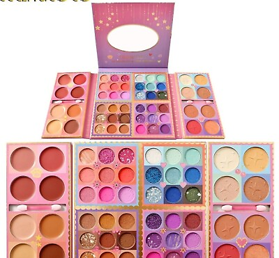 #ad Beautiful Colors Eyeshadow Shimmer Glitter Matte Makeup Eyeshadow Palette $23.99