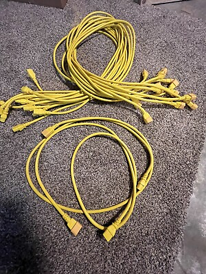 #ad Antminer S19 Power Cords 16 Yellow 6ft 18AWG C13 to C14 10A 250 $90.00