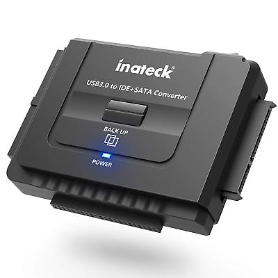 Inateck USB 3.0 to IDE SATA External Hard Drive Reader For 2.5quot; 3.5quot; HDD SSD $25.99