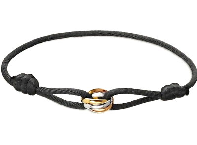 #ad Lucky Trinity Bracelet Black String Adjustable Handmade Braided for Women amp; Men $27.99