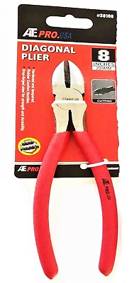 #ad ATE PRO 8quot; DIAGONAL CUTTERS WIRE CUTTING PLIERS DYKES NOSE 30106 $11.99