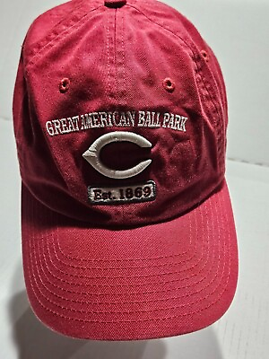 #ad Cincinnati Reds #x27;Great American Ball Park#x27; Red Baseball hat *Genuine* $12.99