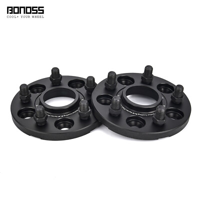 #ad 2x 15mm BONOSS Forged Active Cooling Wheel Spacers 5x114.3 for Tesla Model 3 $118.43