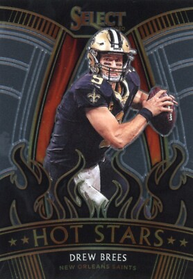 #ad 2020 Panini Select Hot Stars Silver Prizm #HS21 Drew Brees New Orleans Saints $2.40