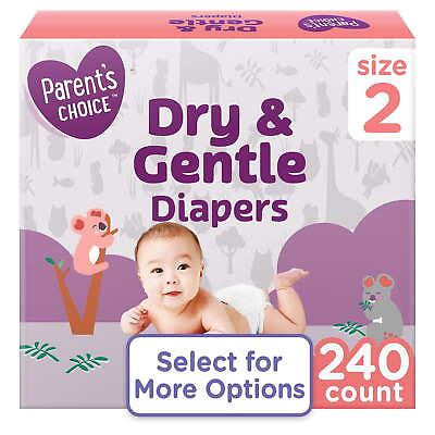 #ad Dry amp; Gentle Diapers Size 2 240 Count Select for More Options $25.06