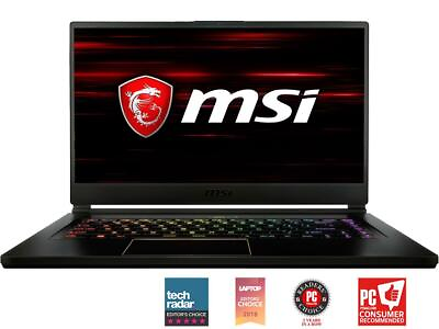 MSI Gaming GS65 Stealth Thin Core i7 CPU 512GB SSD 32GB RAM GTX 1070 8G 144Hz $1499.99