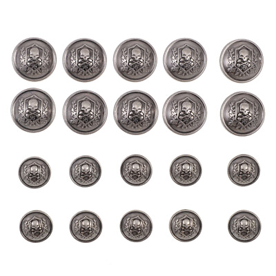 #ad Skull Metal Buttons Skull Metal Sewing Buttons Clothing Accessories $10.44