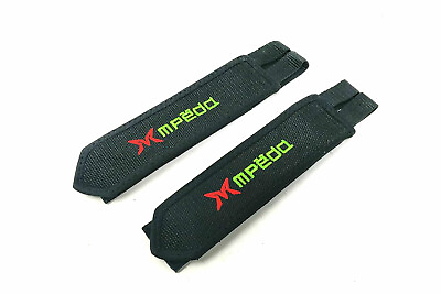 #ad BICYCLE BLACK TOE CLIP DOUBLE STRAPS MPEDD BMX MTB ROAD FIXIE TRACK CYCLING NEW $13.99