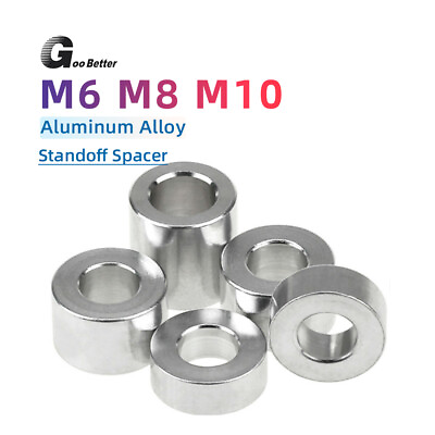 #ad #ad Aluminium Standoff Collar Spacers M6 M8 M10 Outer Diameter 16mm Round Spacer $13.15