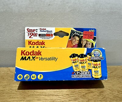 #ad Kodak Max Versatility 400 ISO 24 Exposure 35mm Film $14.97