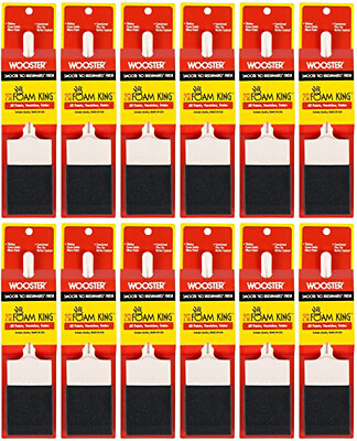 #ad Wooster Genuine 2quot; Foam King Foam Paintbrush 12 Pack 3103 2 12PK $27.97