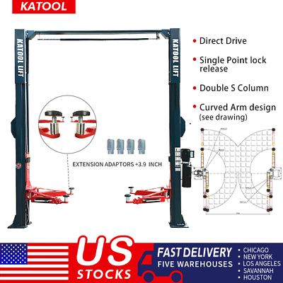 #ad Single Point Lock Release 11000lbs 2 Post Lift Car Lift Auto Lift Two Post Lift $2999.00