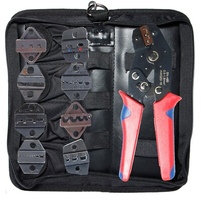 #ad Insulated Cable Connectors Terminal Ratchet Crimping Tool Wire Crimper Plierser $41.47