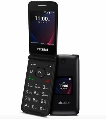 #ad Unlocked Verizon Flip Phone Alcatel 4051S GO FLIP V 4G LTE VOLTE solid 9.7 10 $54.95